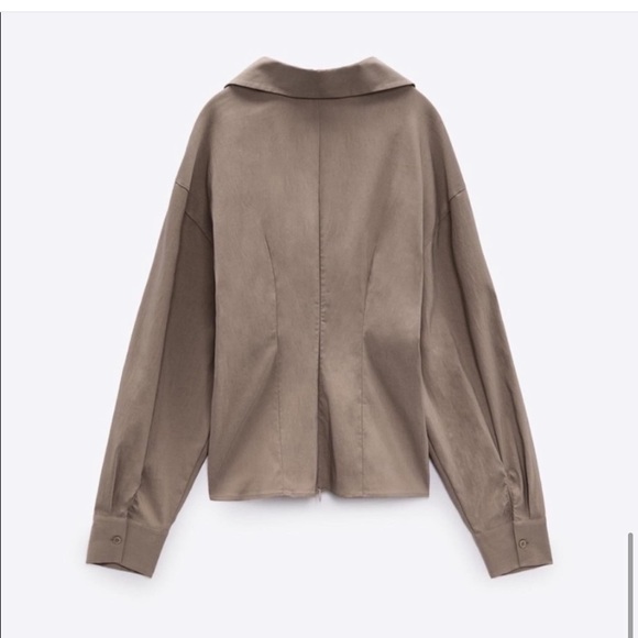 Zara Cut Out Shirt - Picture 8 of 12